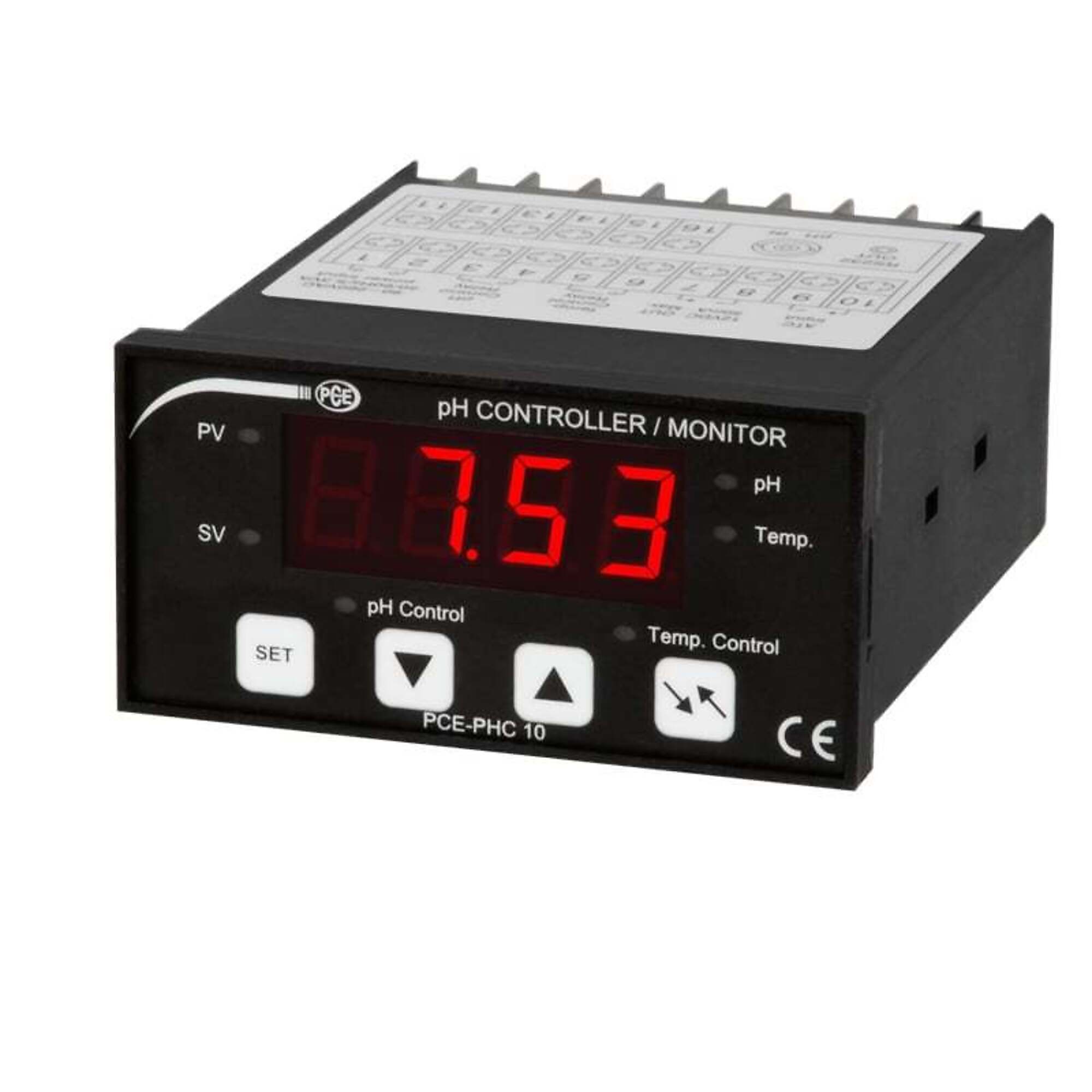 PCE pH Controller — 2-Point, Alkaline/Acidic Adjustment, Model# PCE-PHC 10